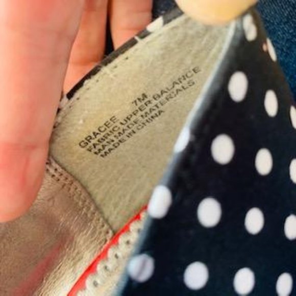 Rampage Black/White Polka Dot Platform Peep Toe - Picture 8 of 8